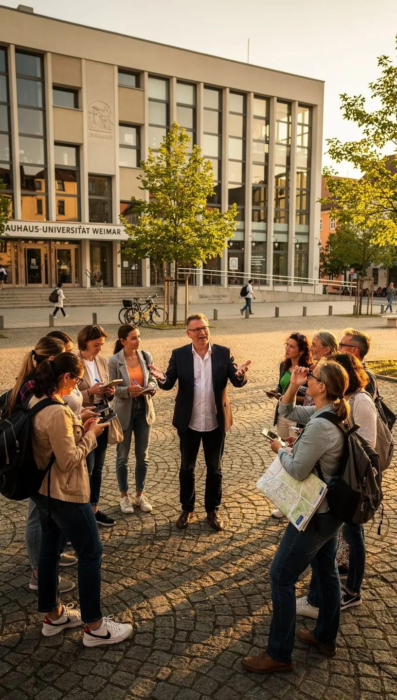 Historische Altstadt mit gut erhaltenen Fachwerkhäusern und gepflasterten Straßen.